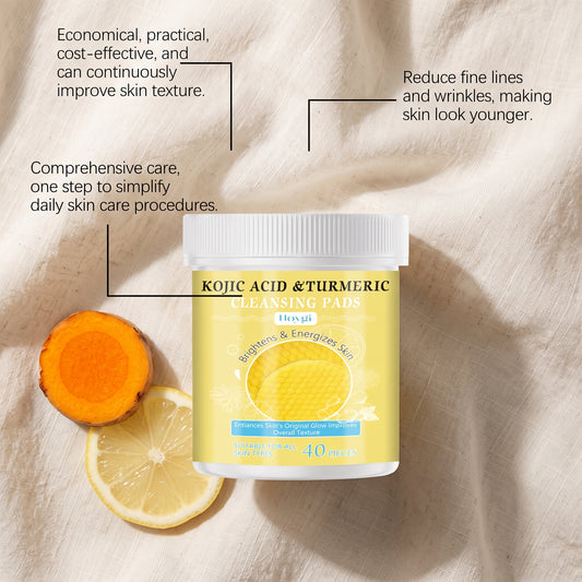 Turmeric & Kojic Acid Cleansing Pads (40 ct)