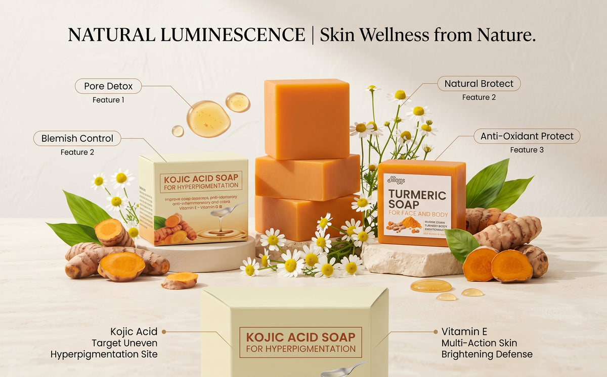 Turmeric Kojic Acid Handmade Cleansing Soap
